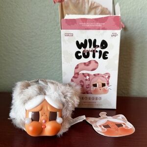 NEW Pop Mart CRYBABY Wild But Cutie Vinyl Plush - Vanilla Cutie - Open box/bag